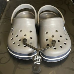 Gray Crocs for kids